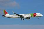 TAP Air Portugal, CS-TJP, Airbus A321-251NX, msn: 8946,  Gago Coutinho , 29.November 2023, ZRH Zürich, Switzerland.