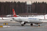 Turkish Airlines, TC-JSN, Airbus A321-231, msn: 6508,  Yüksekova , 25.Februar 2024, OSL Oslo, Norway.