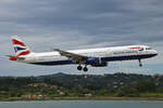 BA Euroflyer, G-EUXJ, Airbus A321-231, msn: 3081, 25.Mai 2025, CFU Corfu, Greece.