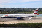 BA Euroflyer, G-EUXJ, Airbus A321-231, msn: 3081, 25.Mai 2025, CFU Corfu, Greece.