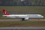Turkish Airlines, TC-JSD, Airbus A321-231, msn: 5388,  Kız Kulesi , 26.Dezember 2025, ZRH Zürich, Switzerland.