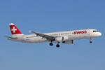 SWISS International Air Lines, HB-IOF, Airbus A321-111, msn: 541,  Winterthur , 04.Januar 2026, ZRH Zürich, Switzerland.