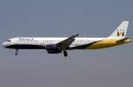 Monarch Airlines, G-OZBE, Airbus, A321-231, 16.06.2011, BCN, Barcelona, Spain        