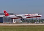 TC-ETF / AtlasJet / A321-231 in MUC bei der Landung aus Istanbul (SAW) 16.08.2013