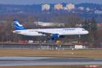 OH-LZA / Finnair / A321-211 in MUC im Landeanflug aus Helsinki (HEL) 22.01.2011