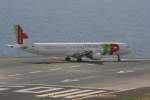 Funchal/Madeira!TAP Airbus A 321-200 wendet zum Start nach Lissabon!
Oktober 2007
