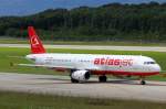 Atlasjet Airlines, TC-ETN, Airbus 321-131, 9. August 2014, GVA Genève, Switzerland.