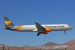 Thomas Cook Airlines, G-TCDZ, Airbus A321-211, 17.Dezember 2015, ACE, Lanzarote, Spain.