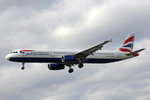British Airways, G-EUXC, Airbus A321-231, 01.Juli 2016, LHR London Heathrow, United Kingdom.