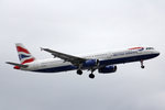 British Airways, G-EUXF, Airbus A321-231, 01.Juli 2016, LHR London Heathrow, United Kingdom.