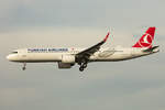 Turkish Airlines, TC-JSA, Airbus, A321-271NX, 24.11.2019, FRA, Frankfurt, Germany                