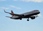 British Airways, Airbus A 321-251NX, G-NEOS, TXL, 29.12.2019