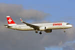 SWISS International Air Lines, HB-JPA, Airbus A321-271NX, msn: 9417,  Stoos , 26.Dezember 2020, ZRH Zürich, Switzerland.