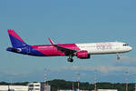 WIZZ Air, HA-LVJ, Airbus 321-271NX, msn: 10257, 01.Juli 2021, MXP Milano Malpensa, Italy.