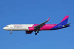 WIZZ Air, HA-LVO, Airbus 321-271NX, msn: 10099, 01.Juli 2021, MXP Milano Malpensa, Italy.