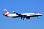 G-NEOT , British Airways , Airbus A321-251NX , Berlin-Brandenburg  Willy Brandt  , BER , 09.10.2021 