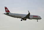 Swiss, Airbus A 321-271NX, HB-JPA, BER, 31.10.2021