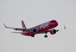 PLAY, Airbus A 321-251NX, TF-PLA, BER, 31.10.2021