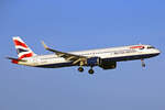 British Airways, G-NEOW, Airbus A321-251NX, msn: 8984, 01.Januar 2023, ZRH Zürich, Switzerland.