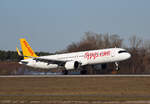 Pegasus, Airbus A 321-251NX, TC-RBK, BER, 28.02.2023