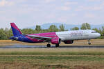 WIZZ Air, HA-LVC, Airbus A321-271NX, msn: 8816, 16.Juni 2023, BSL Basel - Mülhausen, Switzerland.