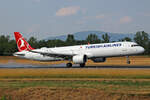 Turkish Airlines, TC-LSA, Airbus A321-271N, msn: 8155,  Rize , 16.Juni 2023, BSL Basel - Mülhausen, Switzerland.
