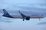 Aegean Airlines, SX-NAH, Airbus A321-271NX, msn: 10844, 03.Juli 2023, LHR London Heathrow, United Kingdom.