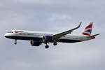 British Airways, G-NEOP, Airbus A321-251NX, msn: 8469, 05.Juli 2023, LHR London Heathrow, United Kingdom.