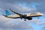 JetBlue Airways, N4074J, Airbus A321-271NXLR, msn: 11354,  Mint The Gap , 05.Juli 2023, LHR London Heathrow, United Kingdom.