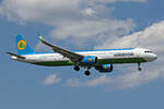 Uzbekistan Airways, UK32102, Airbus A321-253NX, msn: 10634, 07.Juli 2023, LHR London Heathrow, United Kingdom.