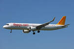 Pegasus Airlines, TC-RBT, Airbus A321-251NX, msn: 10924,  Yaz , 11.August 2023, ZRH Zürich, Switzerland.