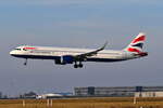 G-TNEA , British Airways , Airbus A321-251NX , Berlin-Brandenburg  Willy Brandt  , BER , 04.02.2025 ,