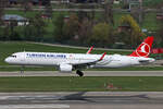 THY Turkish Airlines, TC-LTM, Airbus A321-271NX, msn: 10854, 30.März 2025, ZRH Zürich, Switzerland.