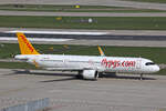 Pegasus Airlines, TC-RBC, Airbus A321-251NX, msn: 9281,  Leyla Ada , 30.März 2025, ZRH Zürich, Switzerland.