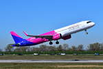 9H-WMA , Wizz Air Malta , Airbus A321-271NX , 03.04.2025 , Hamburg-Finkenwerder ,Überführungsflug