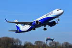 D-AZXX , IndiGo , Airbus A321-251NX ,  Hamburg-Finkenwerder , 03.04.2025