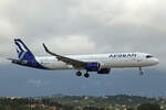 Aegean Airlines, SX-NAB, Airbus A321-271NX, msn: 9575, 23.Mai 2025, CFU Corfu, Greece.