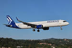 Aegean Airlines, SX-NAC, Airbus A321-271NX, msn: 10189, 27.Mai 2025, CFU Corfu, Greece.
