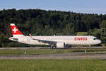 SWISS International Air Lines, HB-JPE, Airbus A321-271NX, msn: 12436,  Interlaken , 29.Mai 2025, ZRH Zürich, Switzerland.