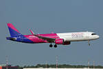 WIZZ Air, HA-LGQ, Airbus A321-271NX, msn: 12196, 11.Juli 2025, MXP Milano Malpensa, Italy.