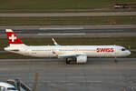 SWISS International Air Lines, HB-JPE, Airbus A321-271NX, msn: 12436,  Interlaken , 29.November 2025, ZRH Zürich, Switzerland.
