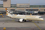 Etihad Airways, A6-LRF, Airbus A321-251NXLR, msn: 12712, 22.Januar 2026, ZRH Zürich, Switzerland.