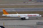 Pegasus Airlines, TC-RBJ, Airbus A321-251NX, msn: 10639,  Idil , 23.Januar 2026, ZRH Zürich, Switzerland.