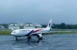 9M-MTJ, Airbus 330-323, Malaysia Airlines auf dem Weg zum Gate in Denpasar (DPS) am 7.10.2017