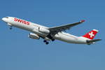 Swiss Airbus A330-343 HB-JHB, cn(MSN): 1018,
Zürich-Kloten Airport, 05.09.2018.