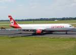 Air Berlin, D-AERS (aktuelle-AB-Lackierung), Airbus A 330-300, 2008.07.15, DUS, Dsseldorf, Germany