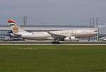 Etihad Airways, A6-EYM, Airbus A 330-243 bei der Landung in MUC aus Abu Dhabi (AUH) 18.05.2012