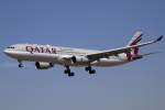 Qatar Airways, A7-AEF, Airbus, A330-302, 14.09.2012, BCN, Barcelona, Spain 




