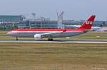 LTU, D-ALPF, A330-223 beim Start in MUC nach Bankok-Suvarnabhumi (BKK) 14.07.2007