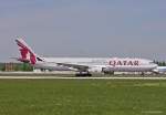 Qatar Airways, A7-AEE  Semaisma , A330-302 beim Start in MUC nach Doha (DOH) 15.05.2013